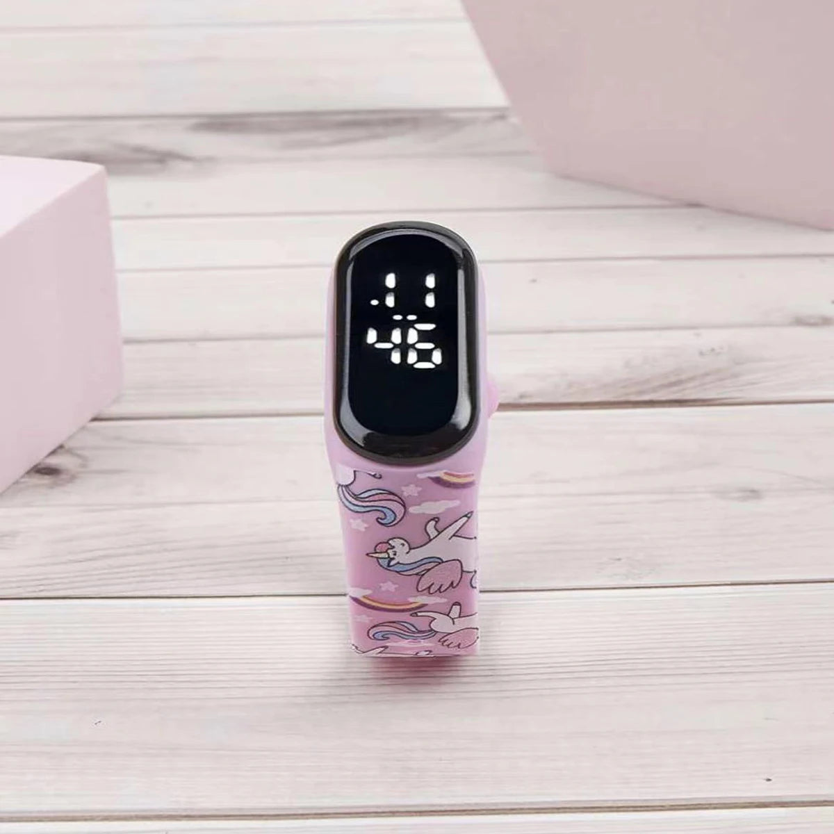 New Cartoon LED Figure Watch Children'S Student Bracelet Watch Touch Electronic Watch