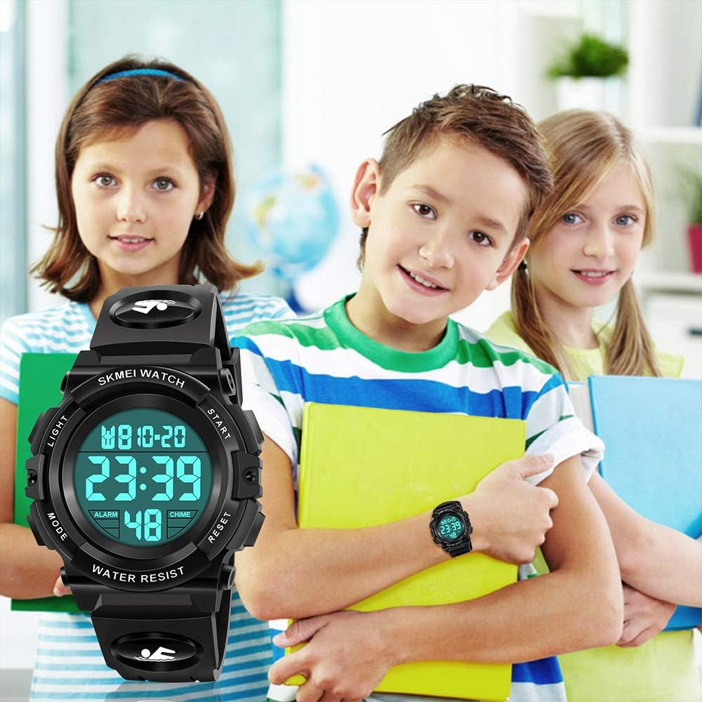 LED 50M Waterproof Kids Digital Sport Watch - Kids Gifts