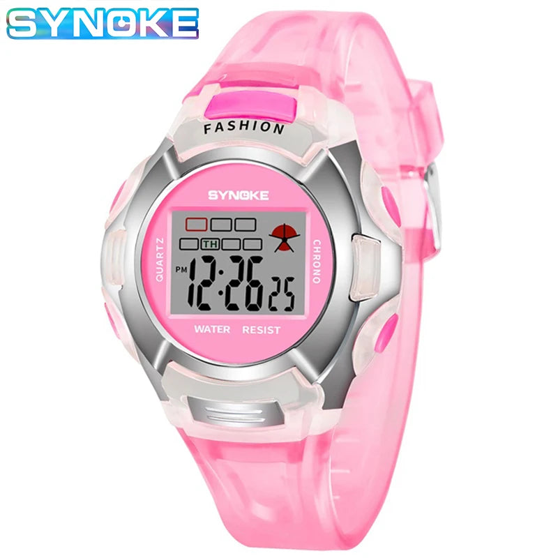 Sport Kids Watch Girls Student Children'S Watch Waterproof Alarm Clock Brand Digital Watch