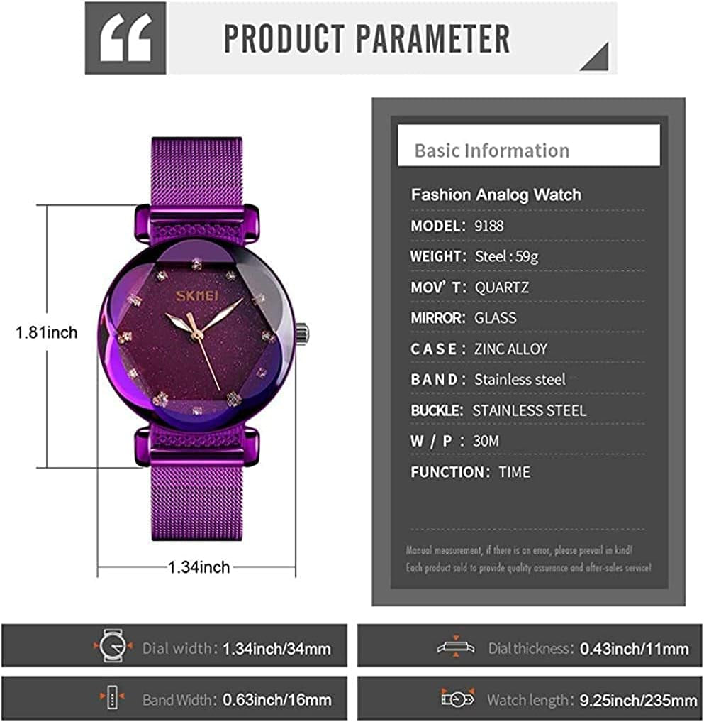Fashion Women'S Luxury Diamond Watches - Casual Quartz Wristwatches, Stainless Steel, Simple Style, Waterproof, Elegant Ladies Watches