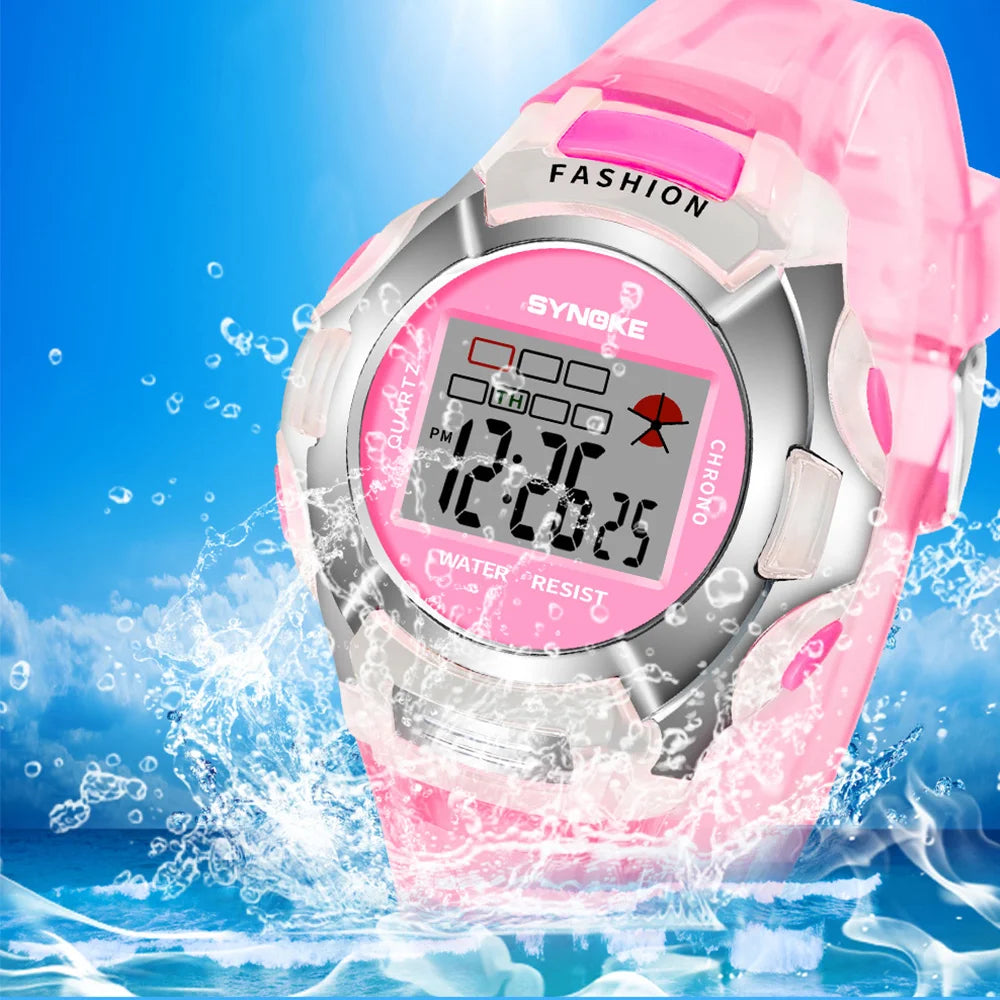 Sport Kids Watch Girls Student Children'S Watch Waterproof Alarm Clock Brand Digital Watch