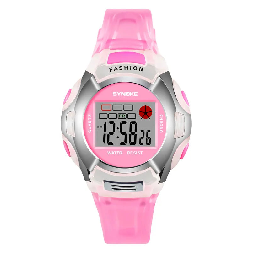 Sport Kids Watch Girls Student Children'S Watch Waterproof Alarm Clock  Brand Digital Watch