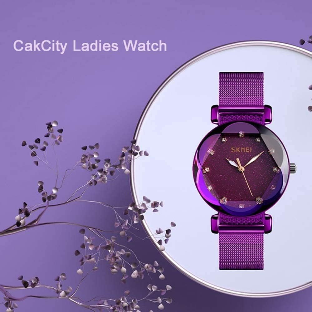 Fashion Women'S Luxury Diamond Watches - Casual Quartz Wristwatches, Stainless Steel, Simple Style, Waterproof, Elegant Ladies Watches