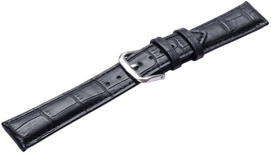 Genuine Leather Watch Band Quick Release Durable Watch Strap 20Mm Black Red Pick Green Light Yellow Compatible with Most Watches for Men and Women