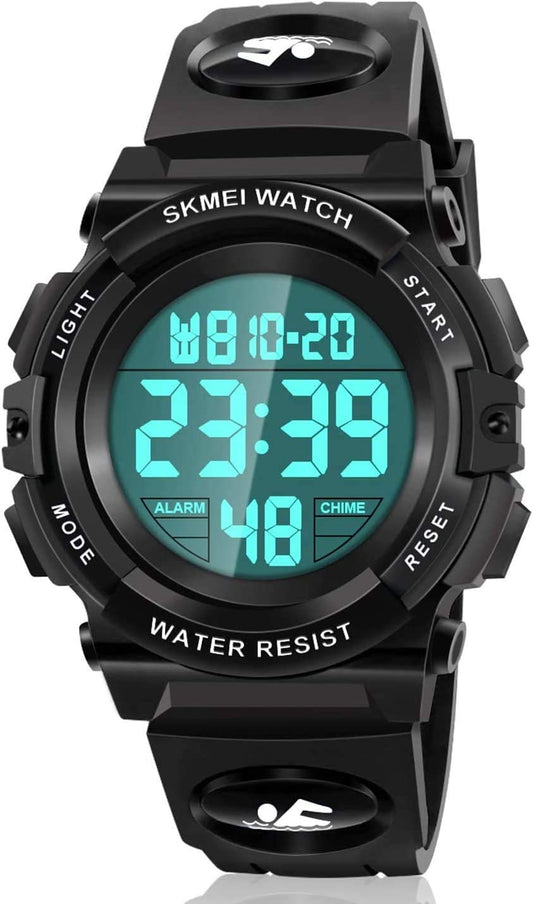 LED 50M Waterproof Kids Digital Sport Watch - Kids Gifts