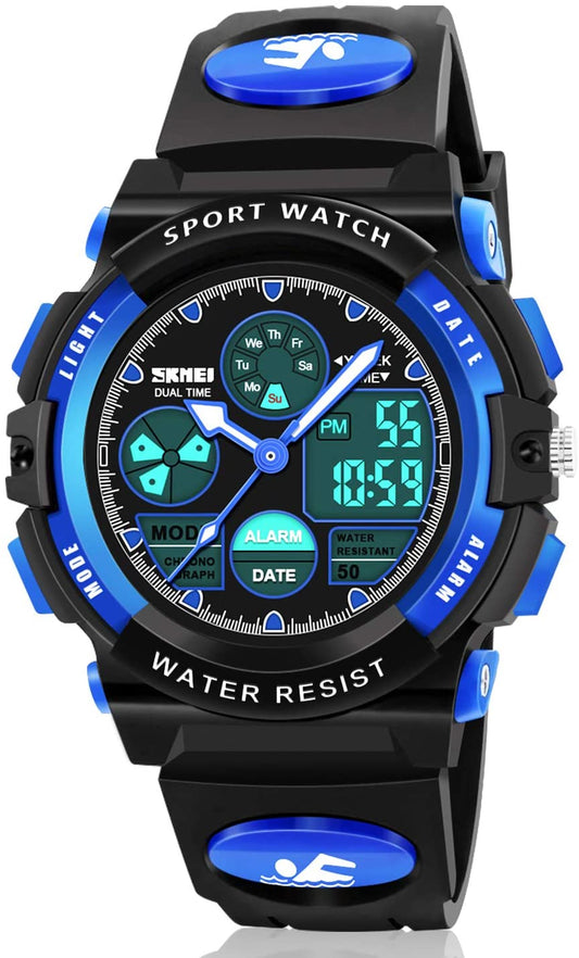 LED Multi Function Waterproof Watch for Kids - Kids Gifts