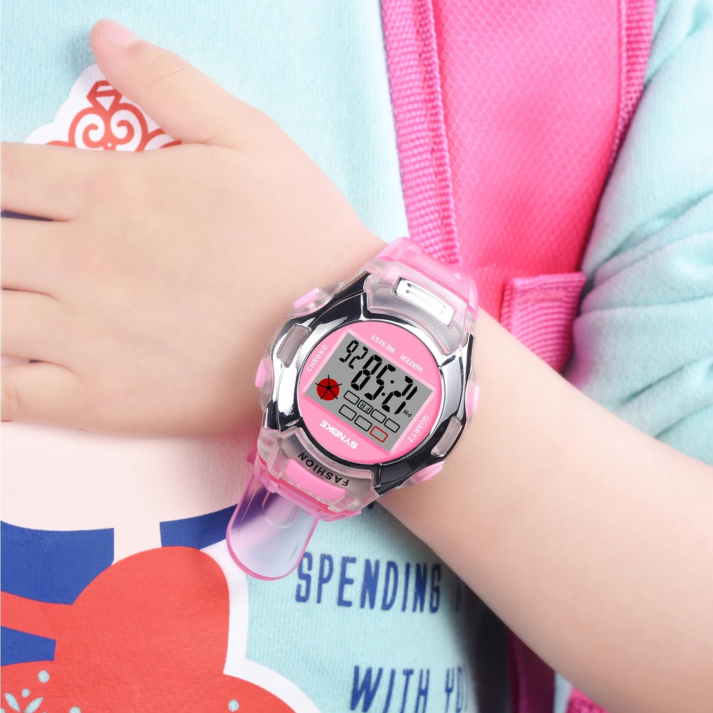 Sport Kids Watch Girls Student Children'S Watch Waterproof Alarm Clock  Brand Digital Watch